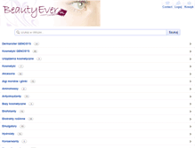 Tablet Screenshot of beautyever.pl